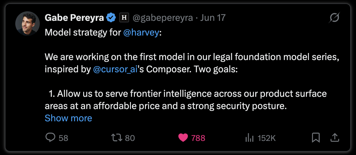 Harvey tweet announcement